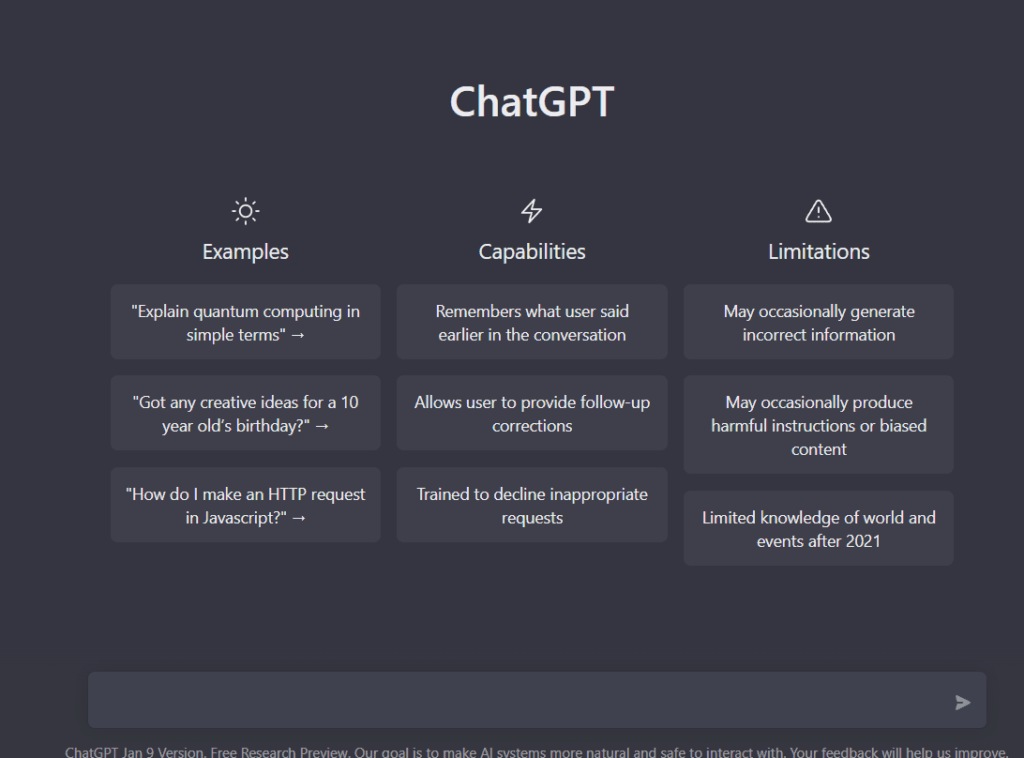 Chatgpt, chatbot, openai