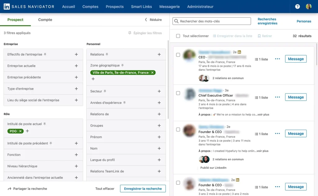 LinkedIn lead generation strategies for 2024, linkedin sales nagivator image